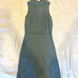 Elegant Sleeveless Blue Dress
